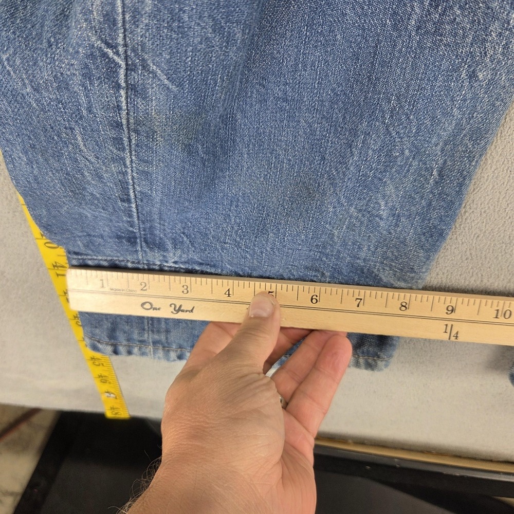 Vintage Levis Engineered Jeans Mens Blue Twisted Button Fly Fits 32x33 - Picture 5 of 16
